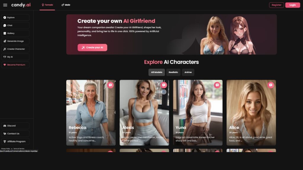CAPTURA DE PANTALLA DE LA WEB
